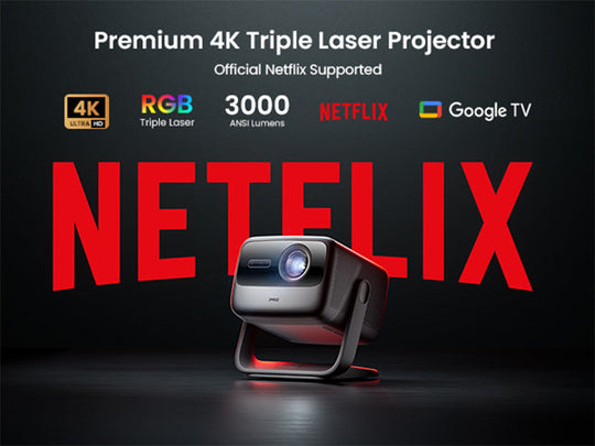 JMGO N1S Ultra 4K UHD projector Google TV&Netflix