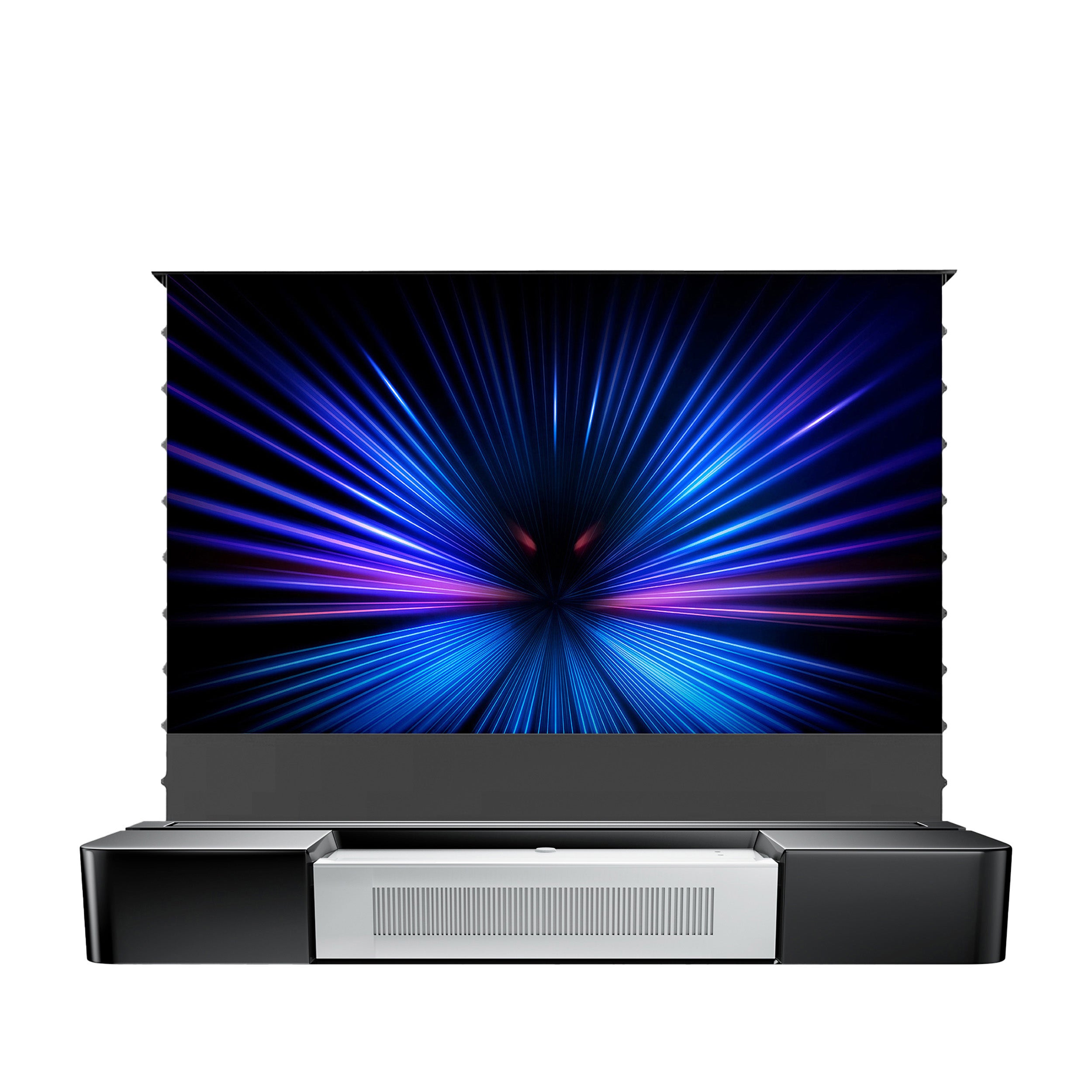 WUPRO Cinema High-end  With CBSP ALR Screen integrated Laser TV Cabinet For UST Laser Projector