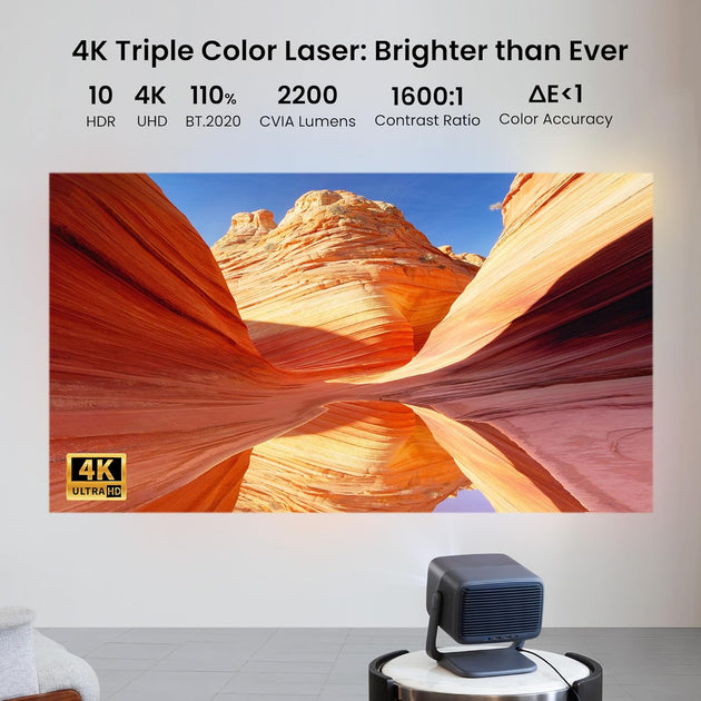 JMGO N1S Ultra projector 4K Triple Color Laser: Brighter than Ever