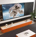 WUPRO Cinema Luxury Saddle Leather 3-Section Smart Laser TV Cabinet Colours can be customised. 