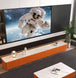 WUPRO Cinema Luxury Saddle Leather 3-Section Smart Laser TV Cabinet Colours can be customised. 