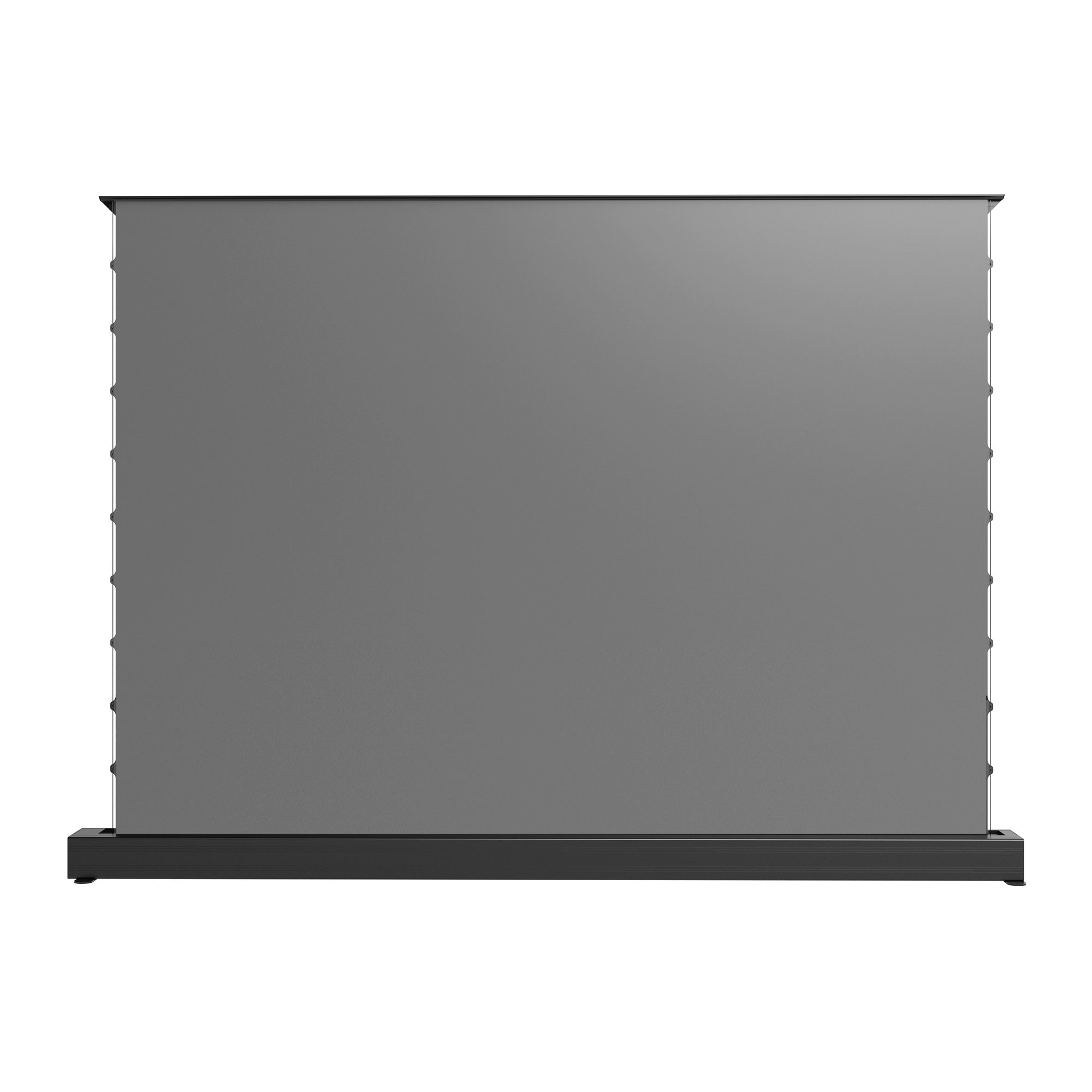 WUPRO Cinema Black Crystal Smart Enhance Gain Motorized Tension Floor Rising Projector Screen For Long Throw