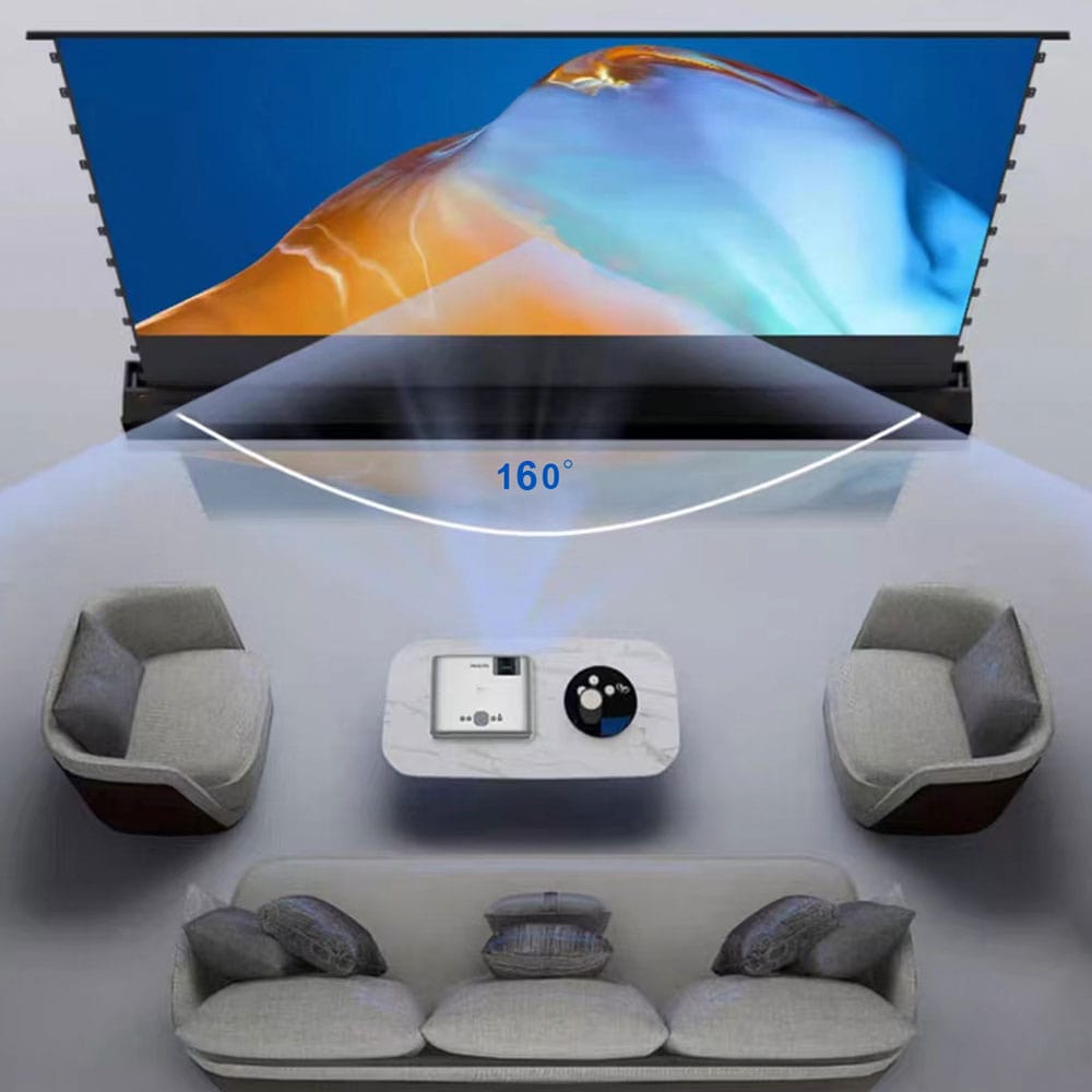 WUPRO Cinema LeApex CBSP foor rising screen Encircled In 160°Viewing Space